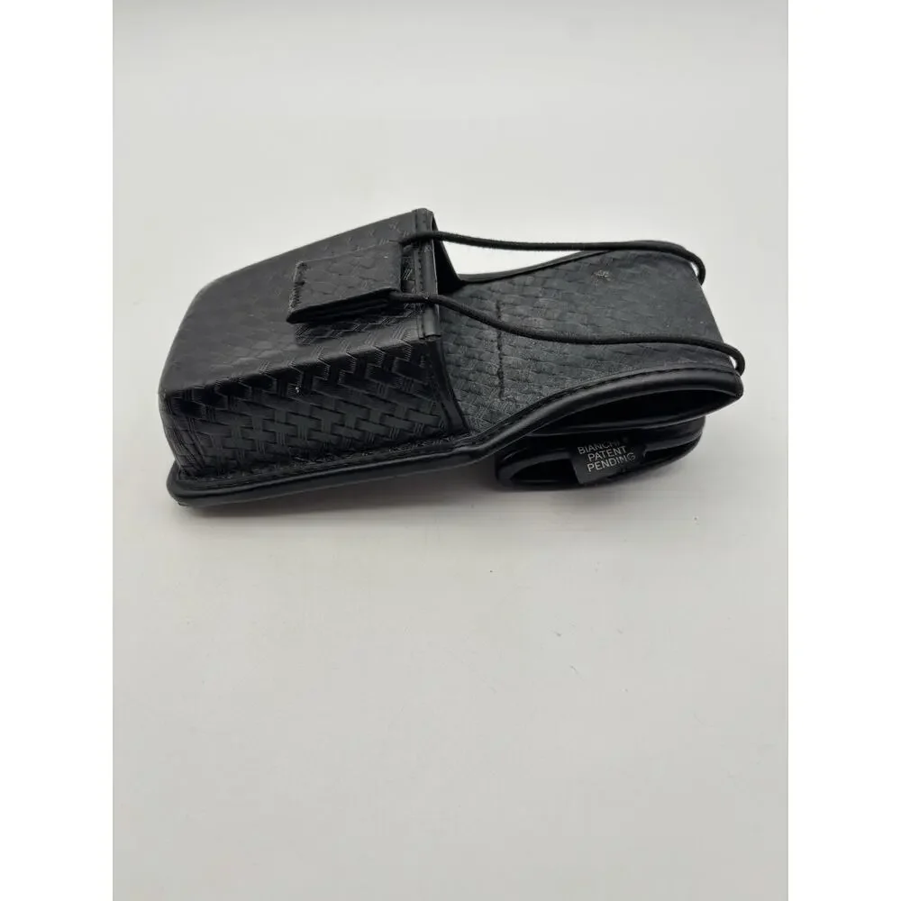Bianchi Universal Radio Holder Swivel Back Accumold Elite Leather Basket Weave